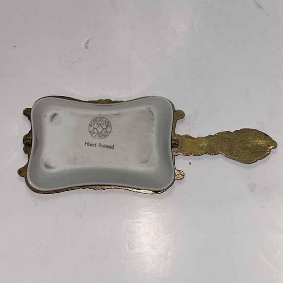 Porcelain De France Hand Trinket Dish w/Handle. - Picture 6 of 6